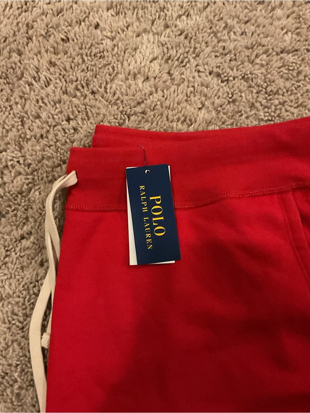 Polo by Ralph Lauren Red Men’s Knit Joggers - Picture 3 of 4